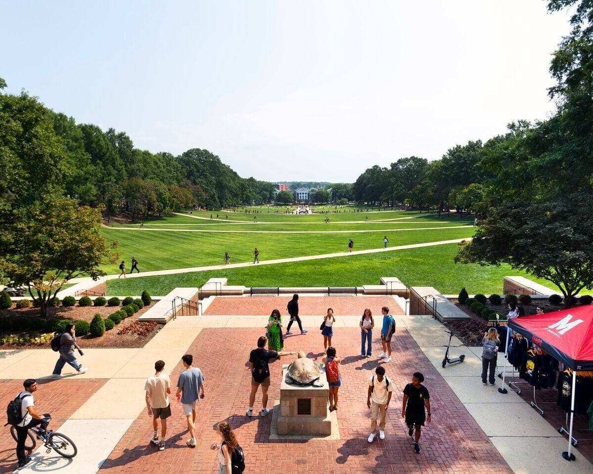 Campus on first day of class