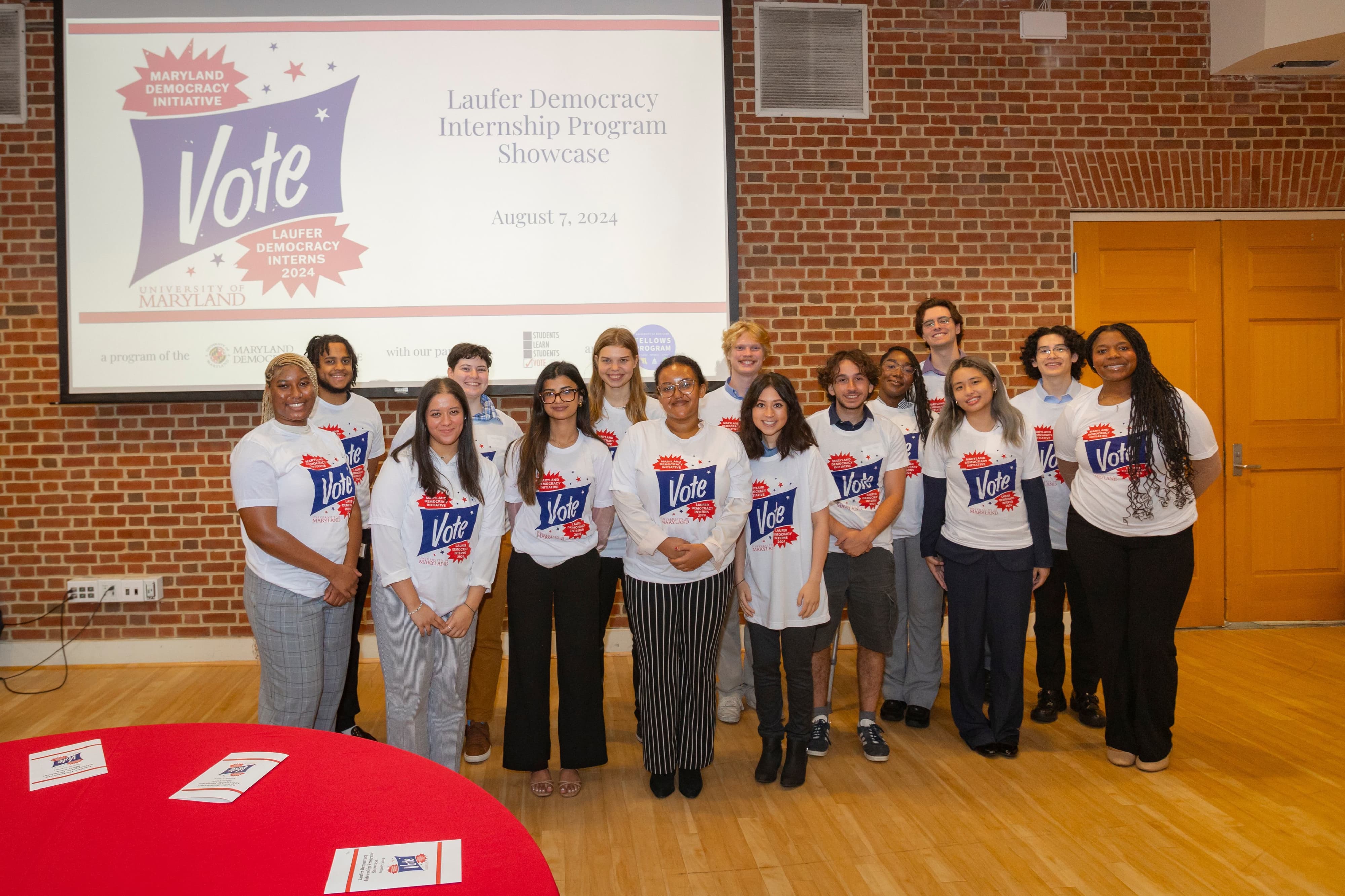 Laufer Democracy Internship Students