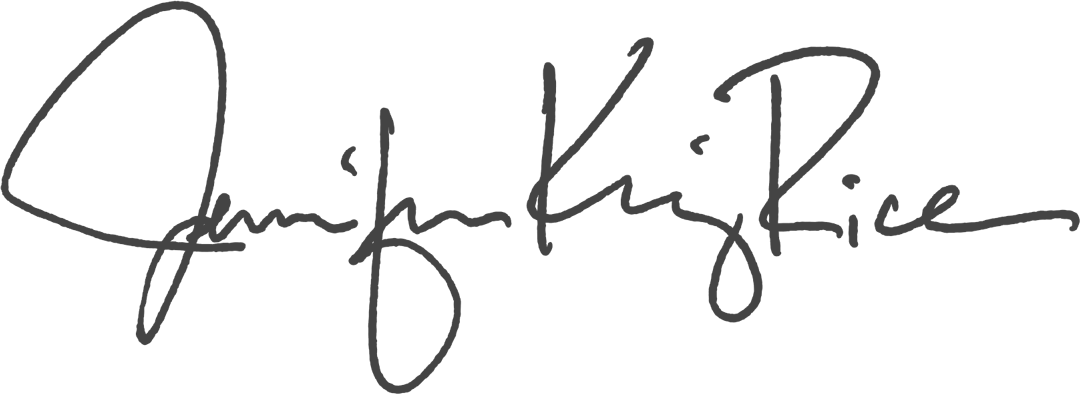 Signature of Jennifer King Rice