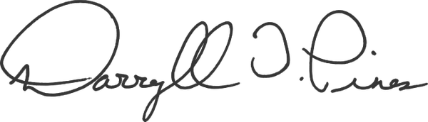 Darryll Pines Signature